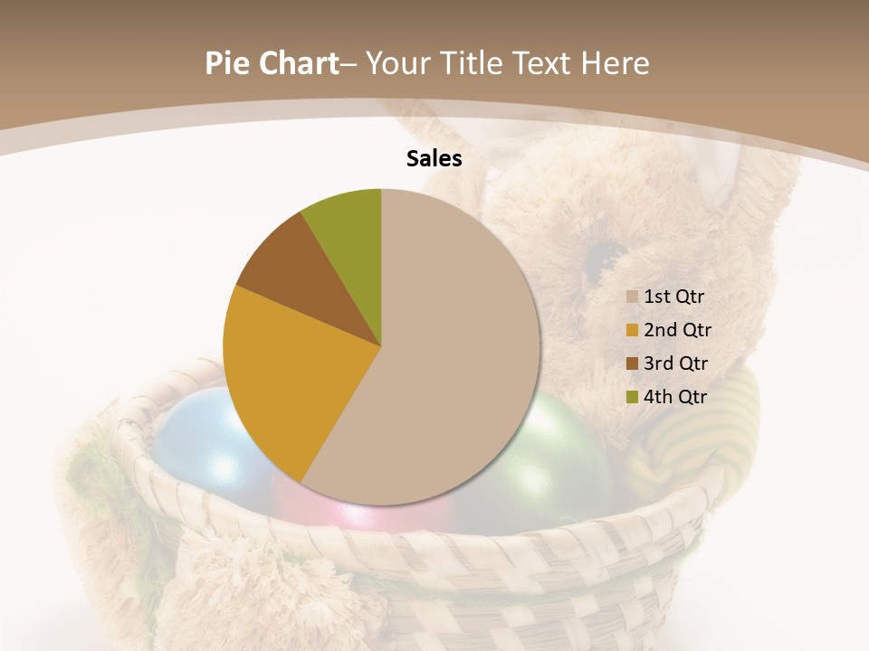 Basket Spring Bunny PowerPoint Template