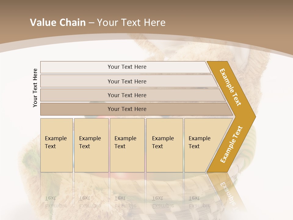 Basket Spring Bunny PowerPoint Template