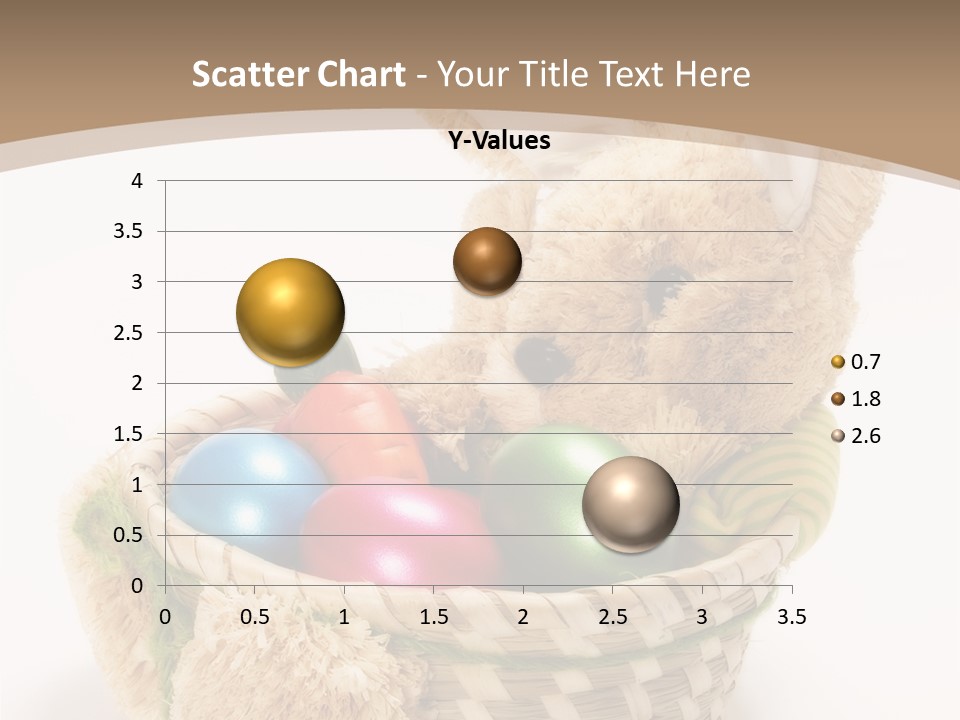 Basket Spring Bunny PowerPoint Template