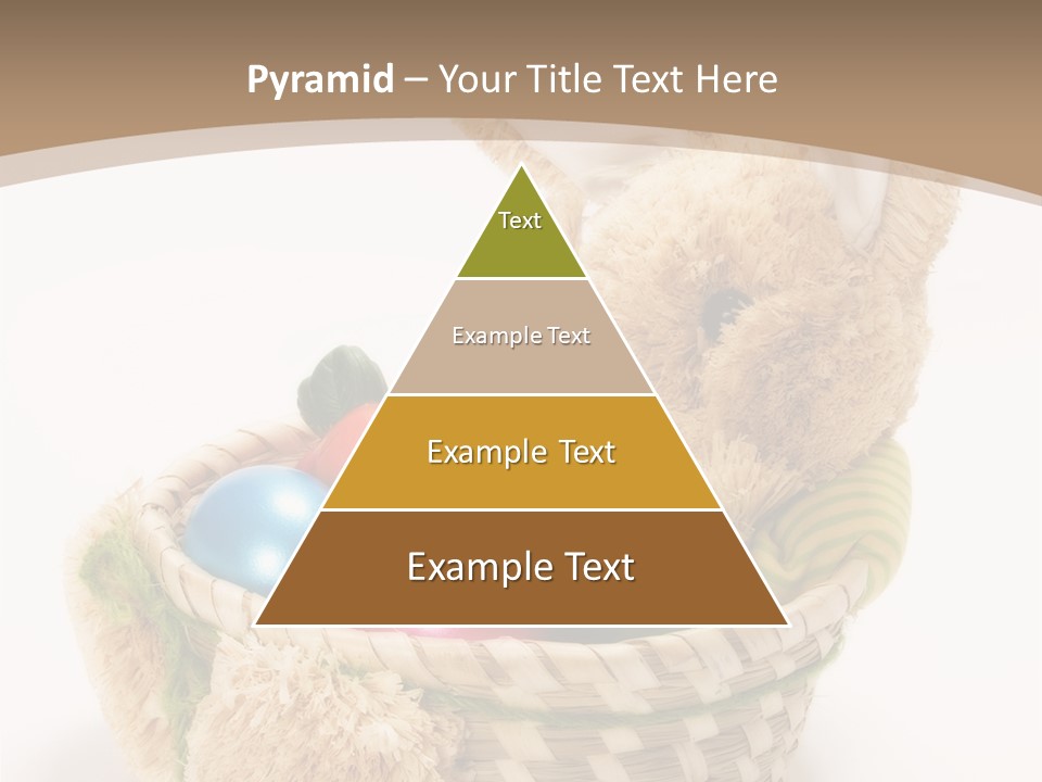 Basket Spring Bunny PowerPoint Template