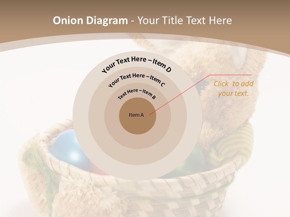 Basket Spring Bunny PowerPoint Template