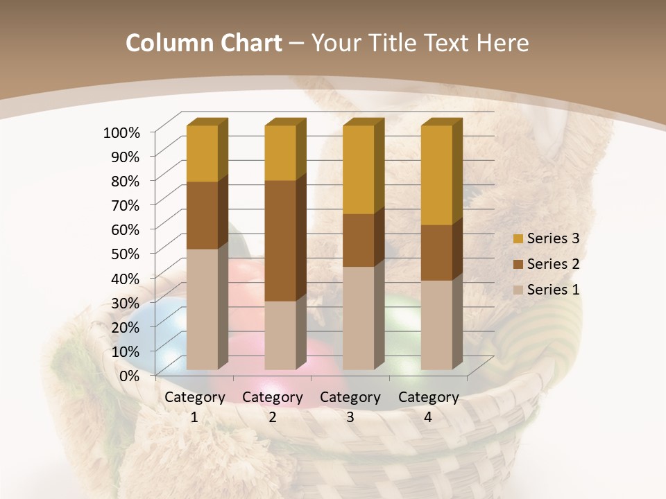 Basket Spring Bunny PowerPoint Template
