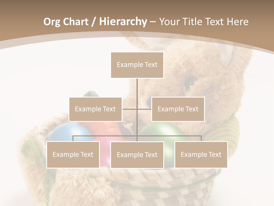 Basket Spring Bunny PowerPoint Template
