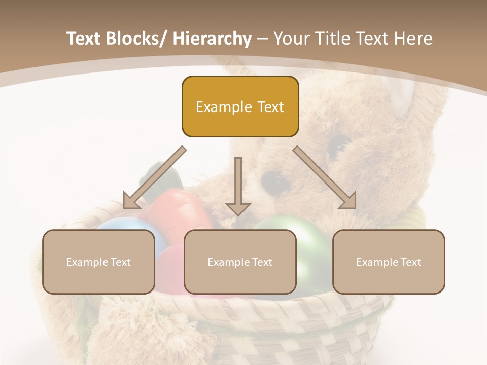 Basket Spring Bunny PowerPoint Template