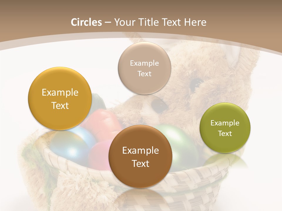 Basket Spring Bunny PowerPoint Template