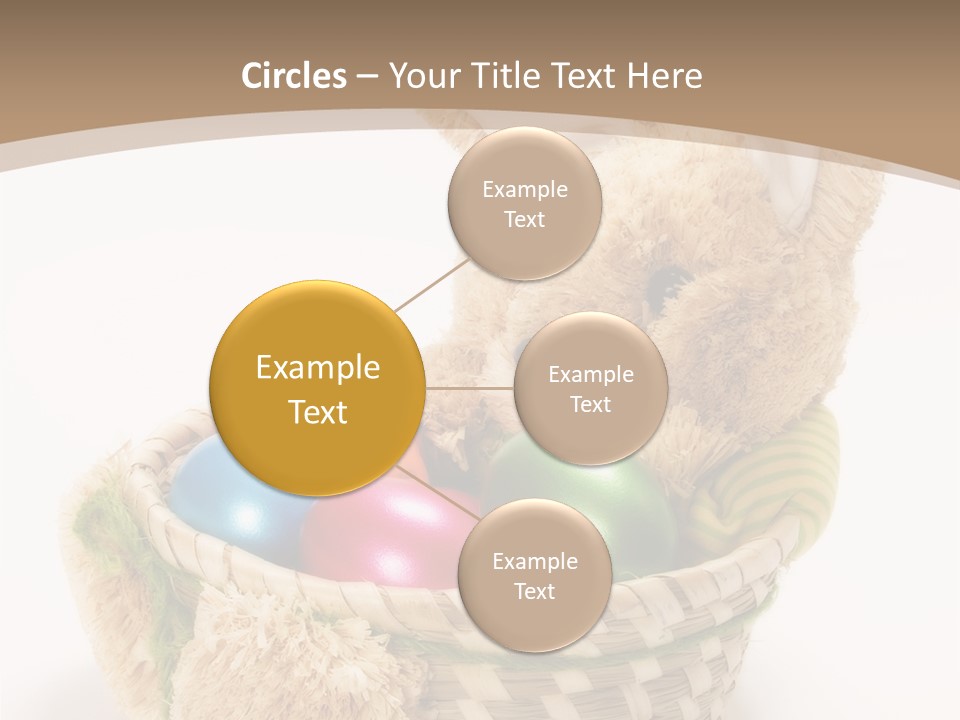 Basket Spring Bunny PowerPoint Template