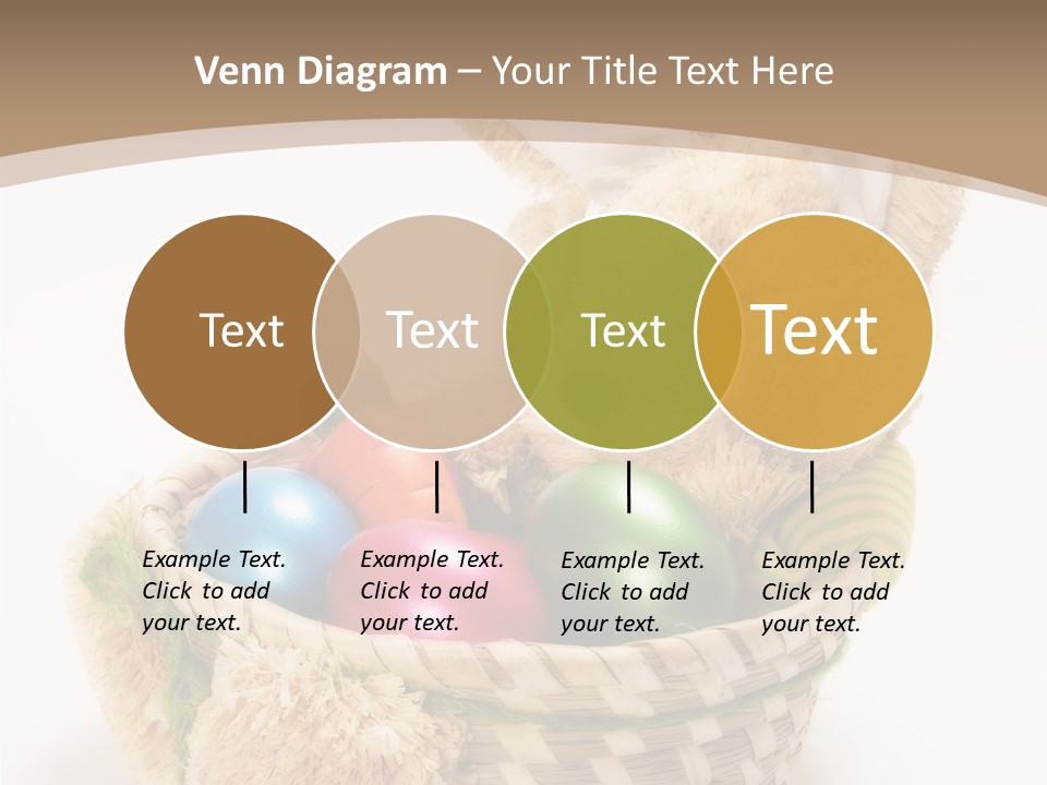 Basket Spring Bunny PowerPoint Template