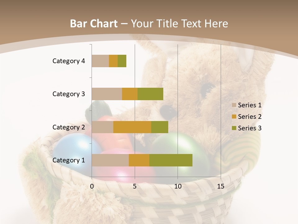 Basket Spring Bunny PowerPoint Template