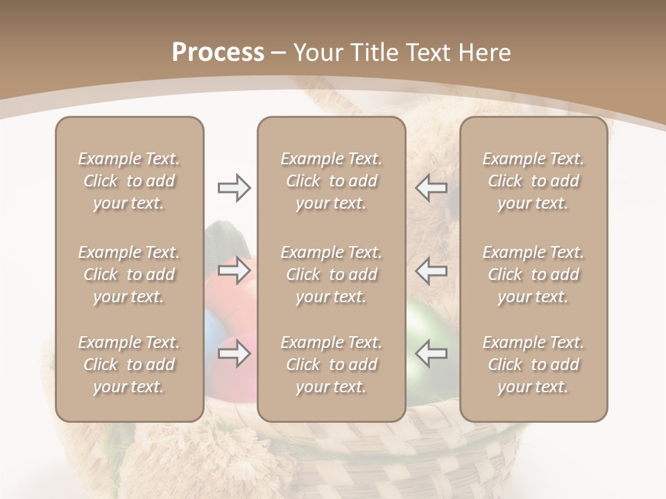 Basket Spring Bunny PowerPoint Template