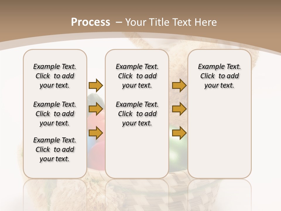 Basket Spring Bunny PowerPoint Template