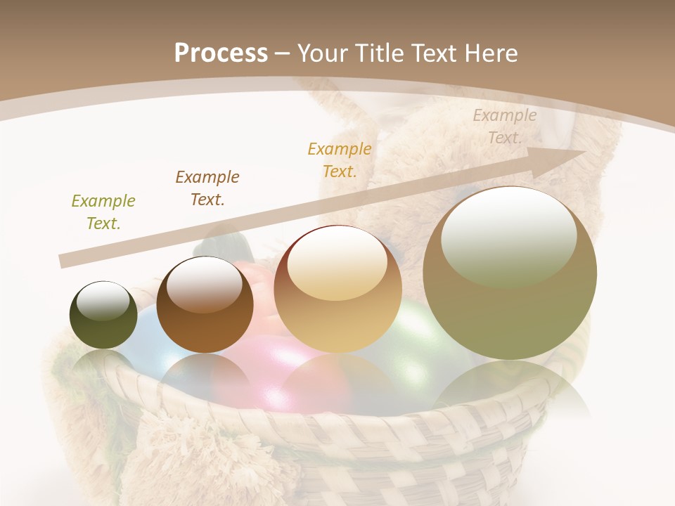 Basket Spring Bunny PowerPoint Template