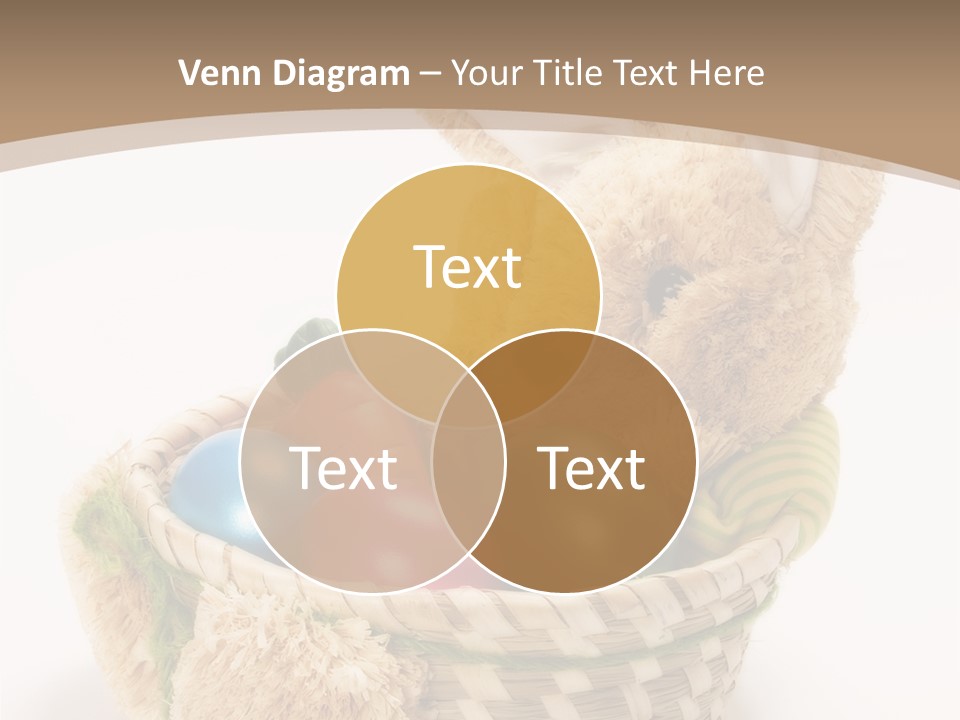 Basket Spring Bunny PowerPoint Template