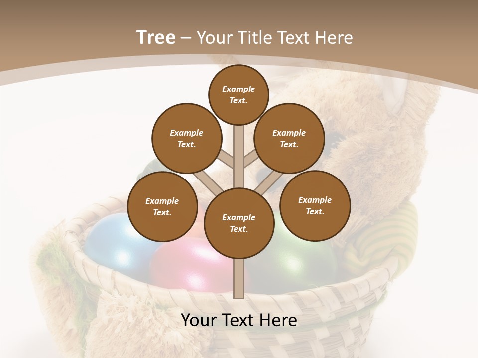 Basket Spring Bunny PowerPoint Template