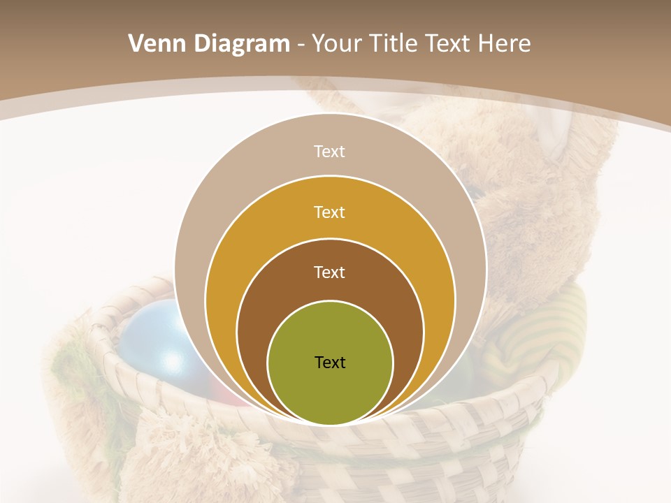 Basket Spring Bunny PowerPoint Template