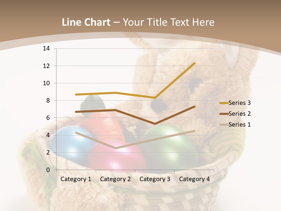 Basket Spring Bunny PowerPoint Template
