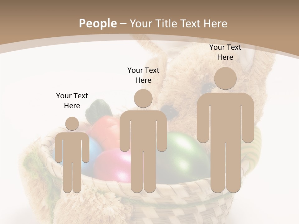 Basket Spring Bunny PowerPoint Template