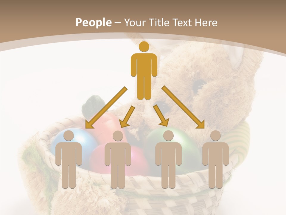 Basket Spring Bunny PowerPoint Template