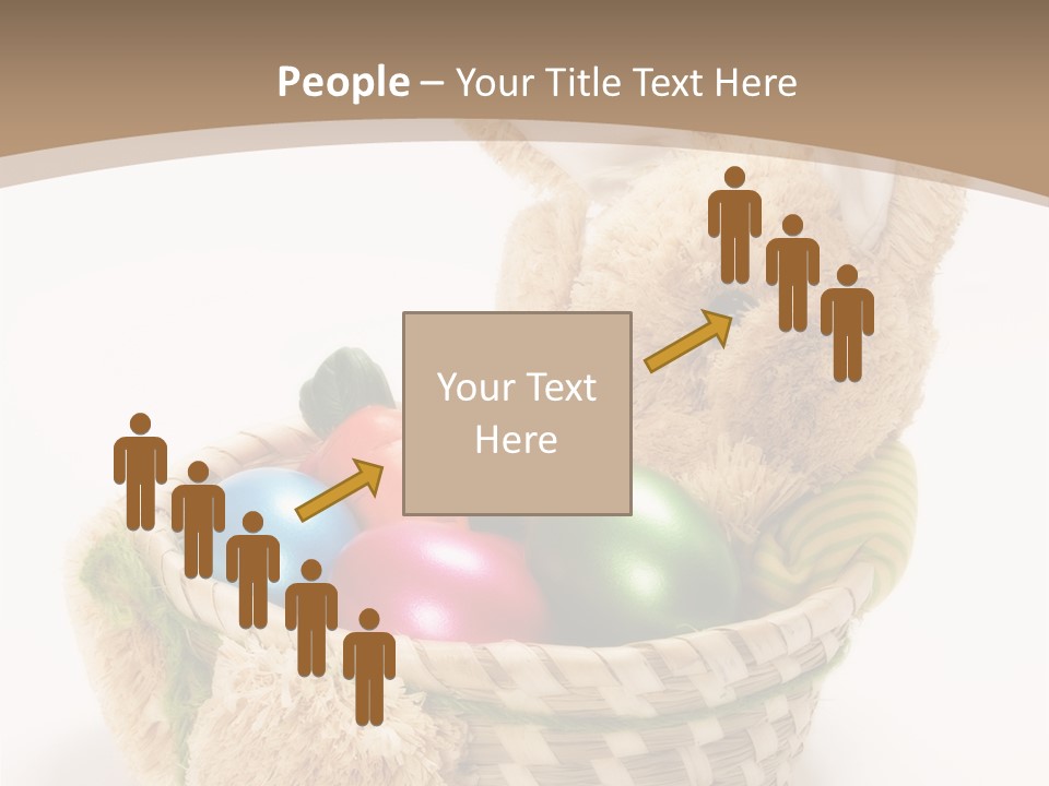Basket Spring Bunny PowerPoint Template