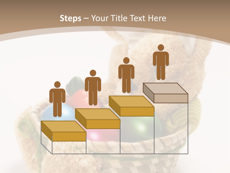 Basket Spring Bunny PowerPoint Template