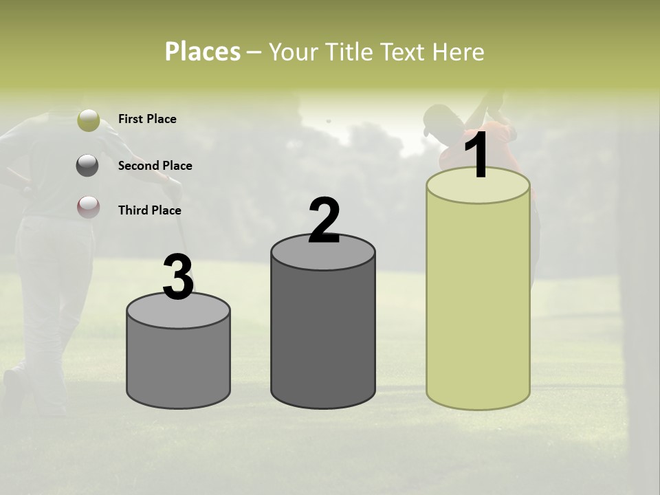 Drive Putt Swing PowerPoint Template