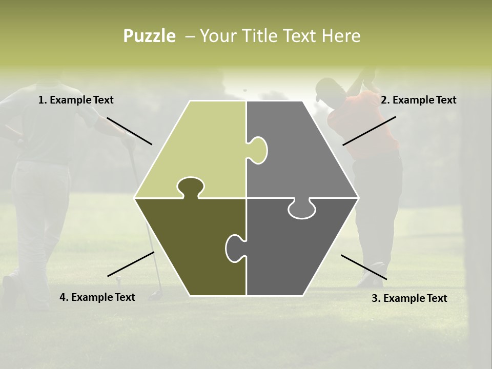 Drive Putt Swing PowerPoint Template