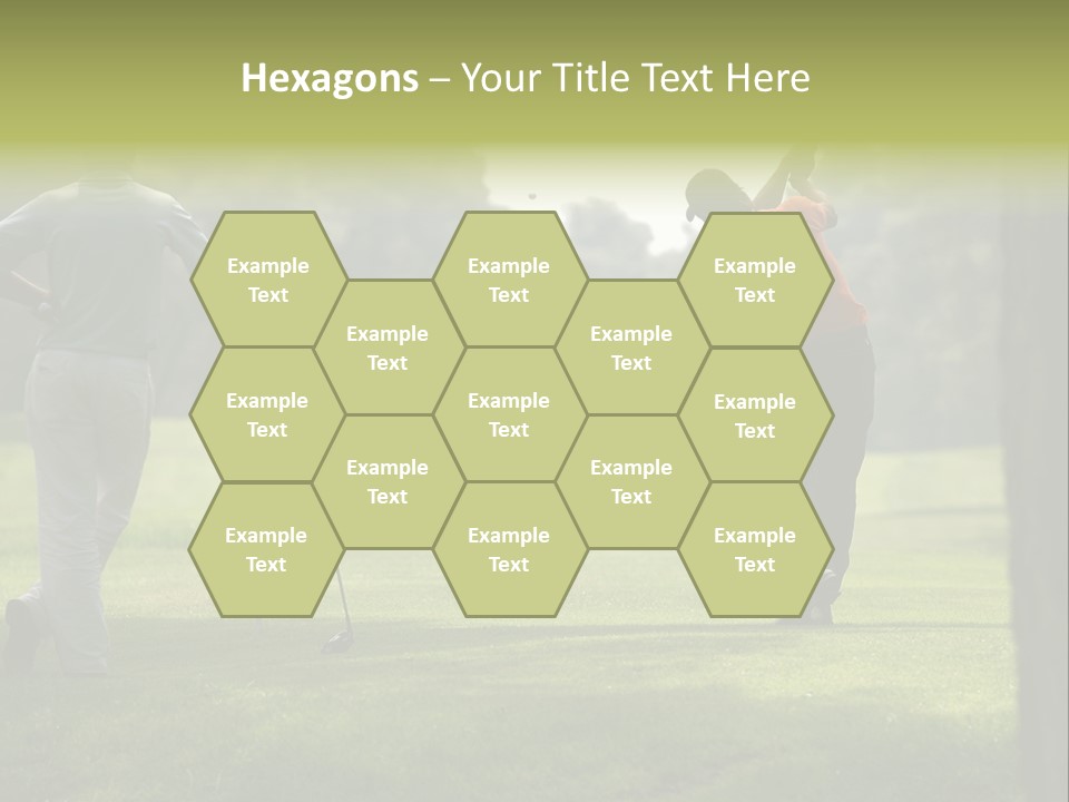 Drive Putt Swing PowerPoint Template