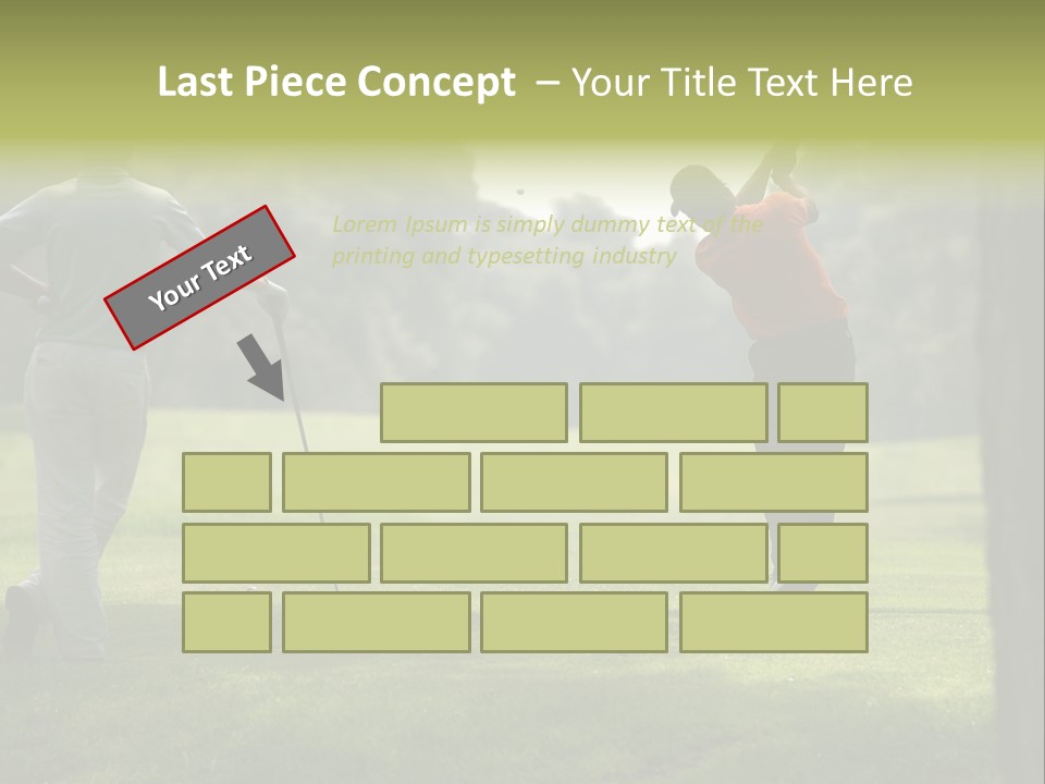 Drive Putt Swing PowerPoint Template