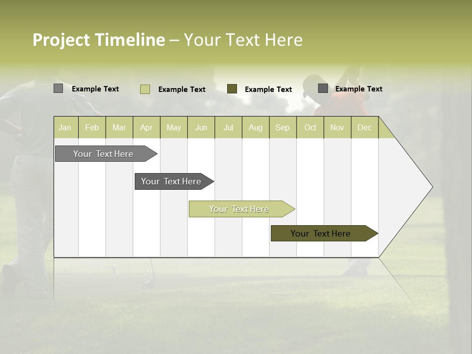Drive Putt Swing PowerPoint Template