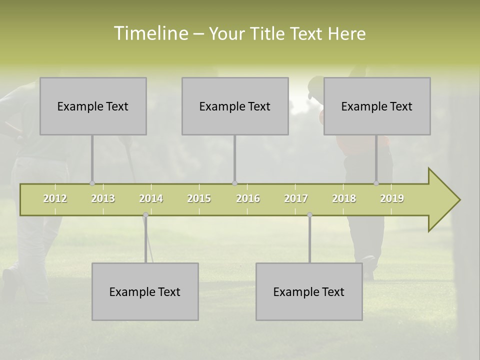 Drive Putt Swing PowerPoint Template