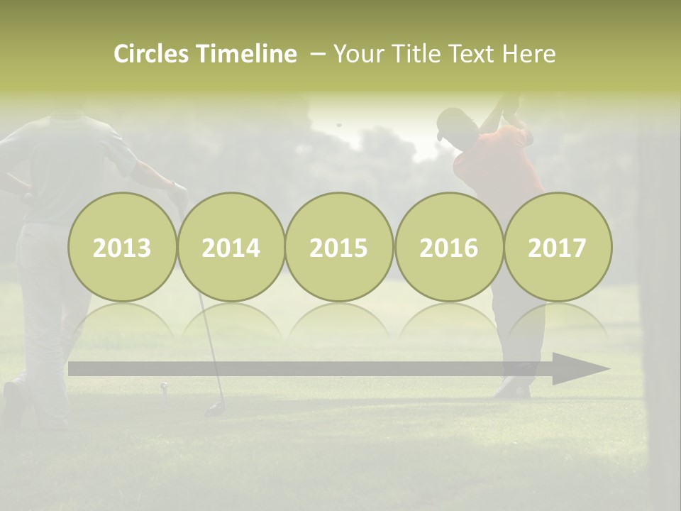 Drive Putt Swing PowerPoint Template