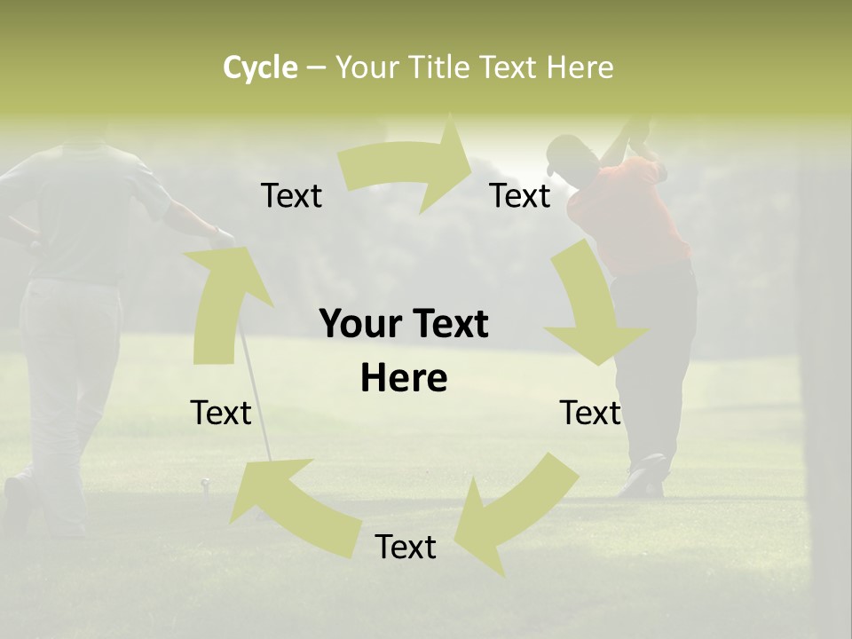 Drive Putt Swing PowerPoint Template