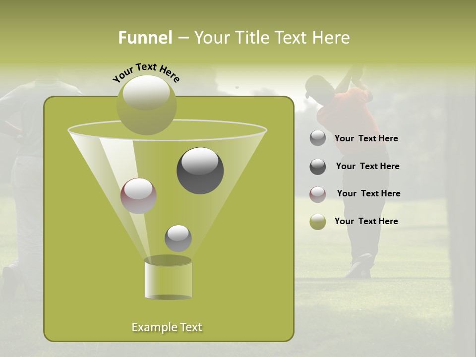 Drive Putt Swing PowerPoint Template