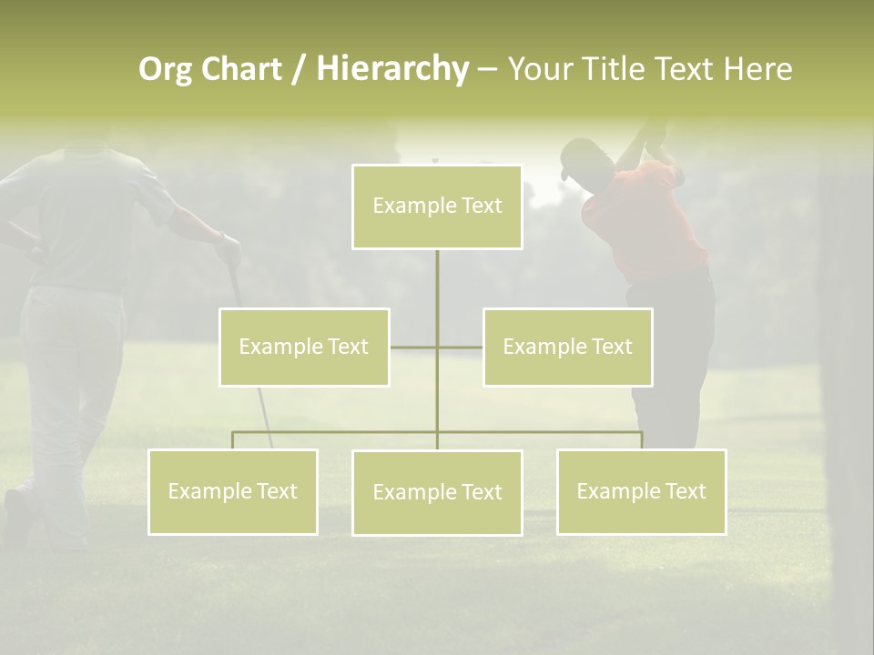 Drive Putt Swing PowerPoint Template