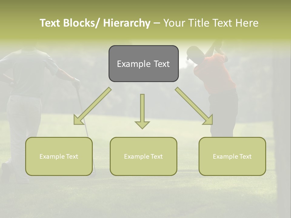 Drive Putt Swing PowerPoint Template