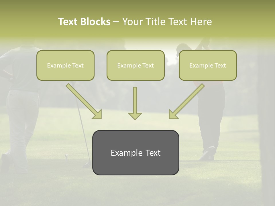 Drive Putt Swing PowerPoint Template