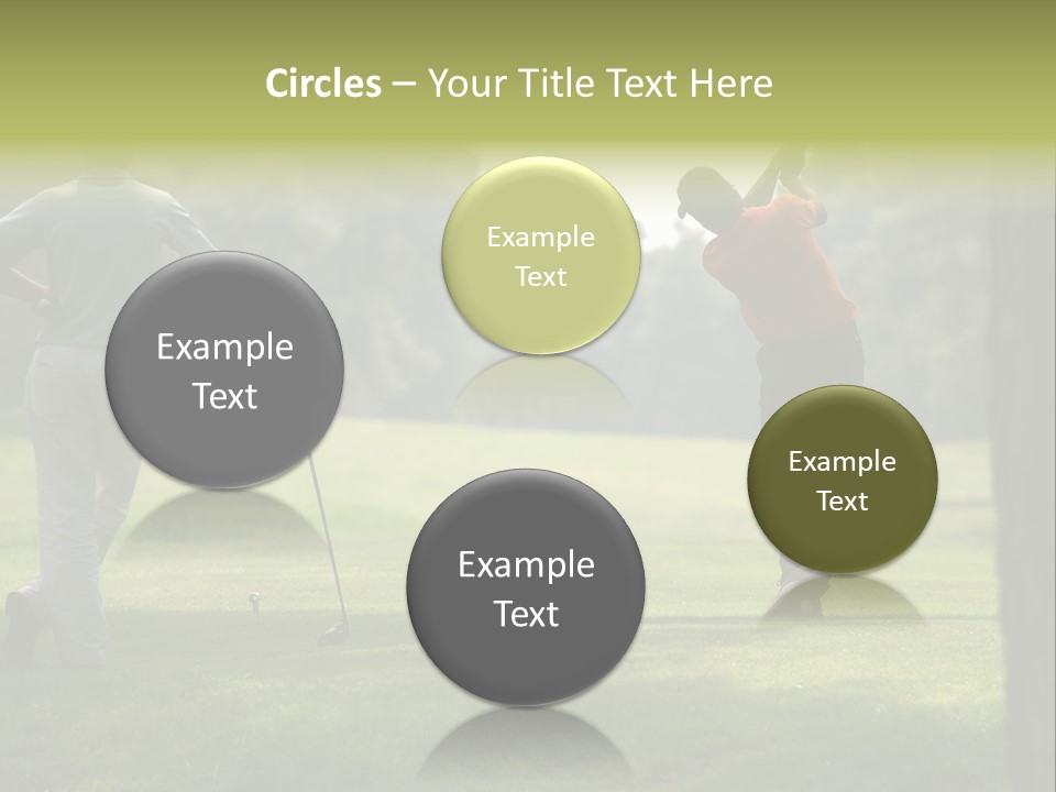 Drive Putt Swing PowerPoint Template