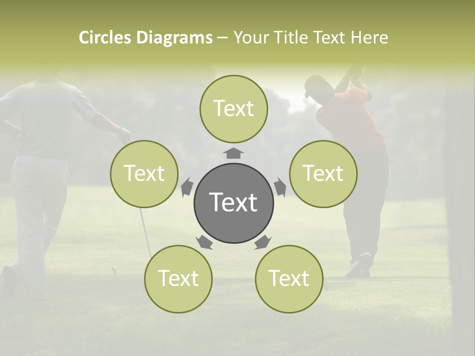 Drive Putt Swing PowerPoint Template