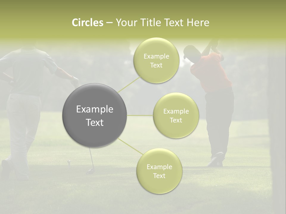 Drive Putt Swing PowerPoint Template