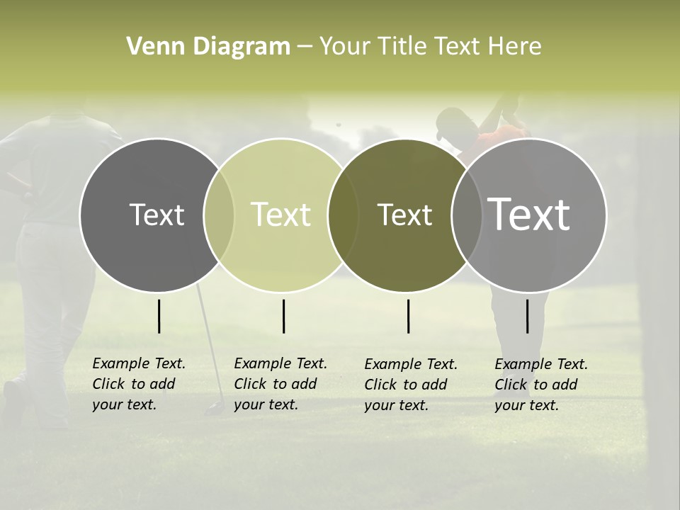 Drive Putt Swing PowerPoint Template