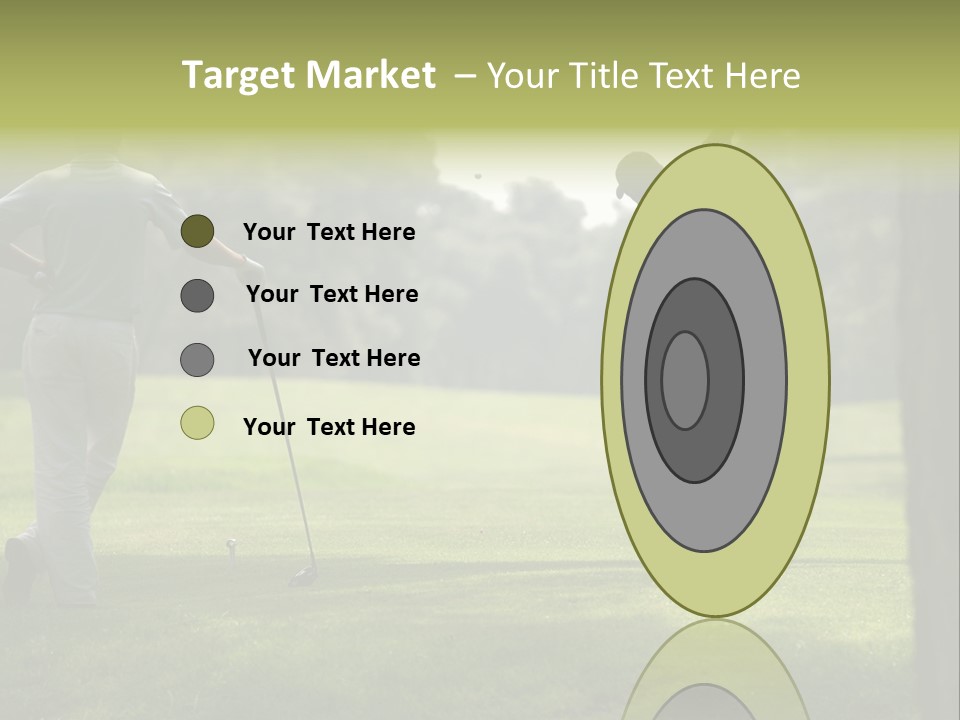 Drive Putt Swing PowerPoint Template