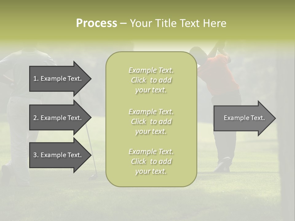 Drive Putt Swing PowerPoint Template