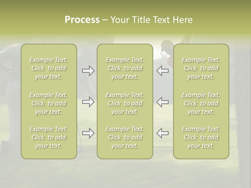 Drive Putt Swing PowerPoint Template