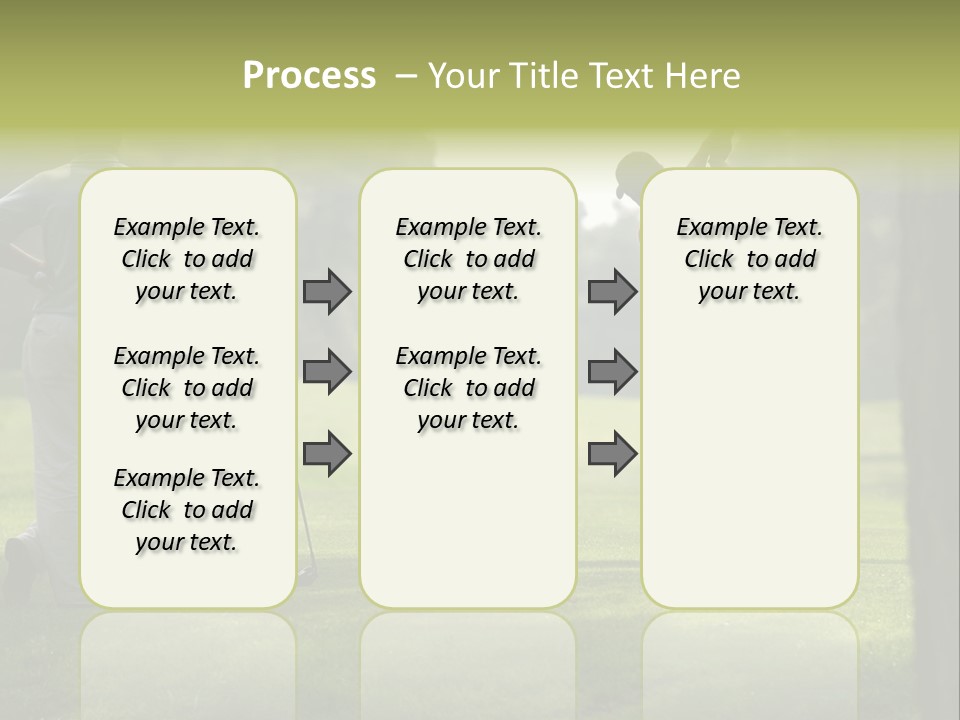 Drive Putt Swing PowerPoint Template