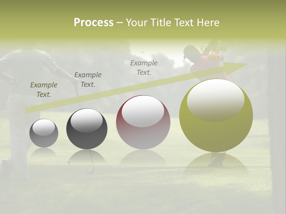 Drive Putt Swing PowerPoint Template