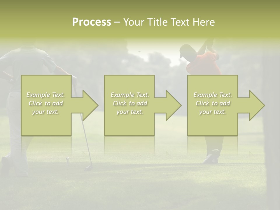 Drive Putt Swing PowerPoint Template