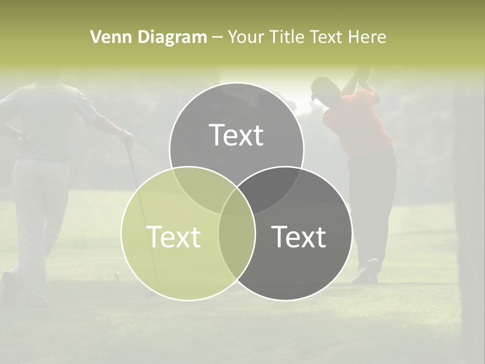 Drive Putt Swing PowerPoint Template