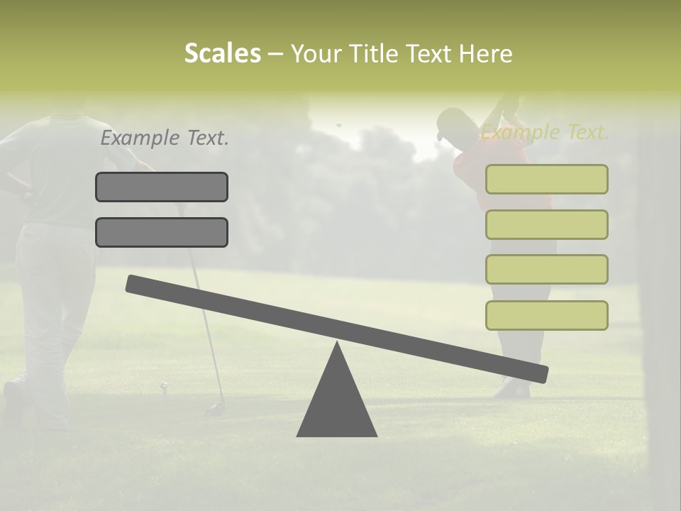 Drive Putt Swing PowerPoint Template