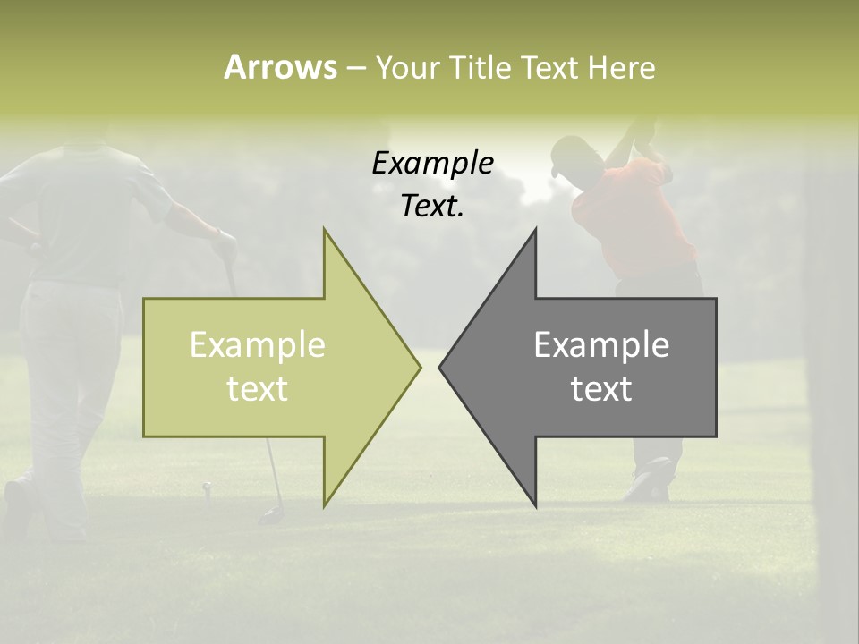 Drive Putt Swing PowerPoint Template