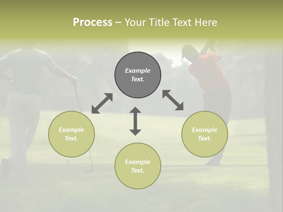 Drive Putt Swing PowerPoint Template