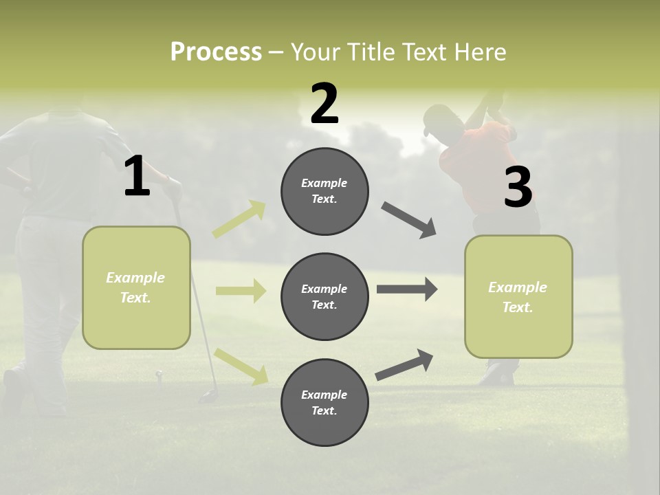 Drive Putt Swing PowerPoint Template